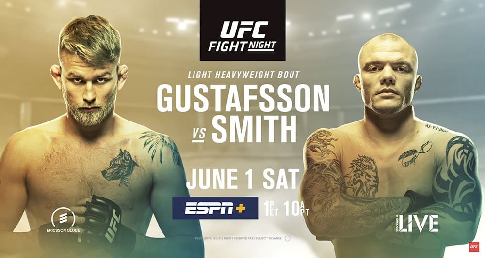 UFC Fight Night 153: Густафссон против Смита (прямая трансляция)