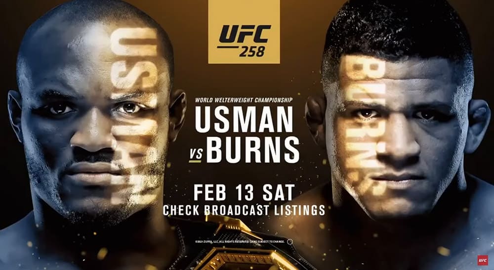 Прямая трансляция UFC 258: Усман vs Бернс – где смотреть