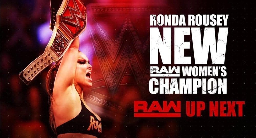 Ронда Роузи выиграла титул WWE