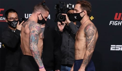 Бой Грегора Гиллеспи и Брэда Ридделла на UFC on ESPN 21 отменен