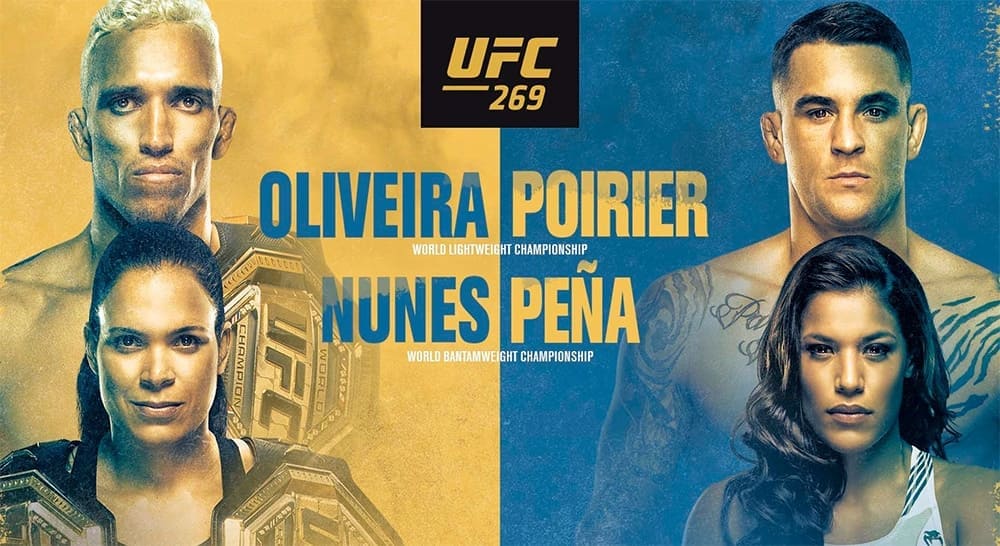 Телеканал РЕН ТВ покажет главные бои турнира UFC 269