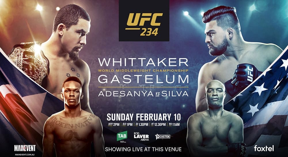 UFC 234: Адесанья против Сильвы (прямая трансляция)