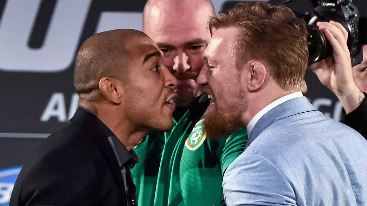 Жозе Альдо и Конор МакГрегор