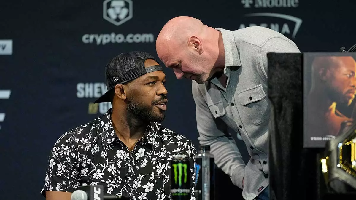 Джон Джонс и Дана Уайт