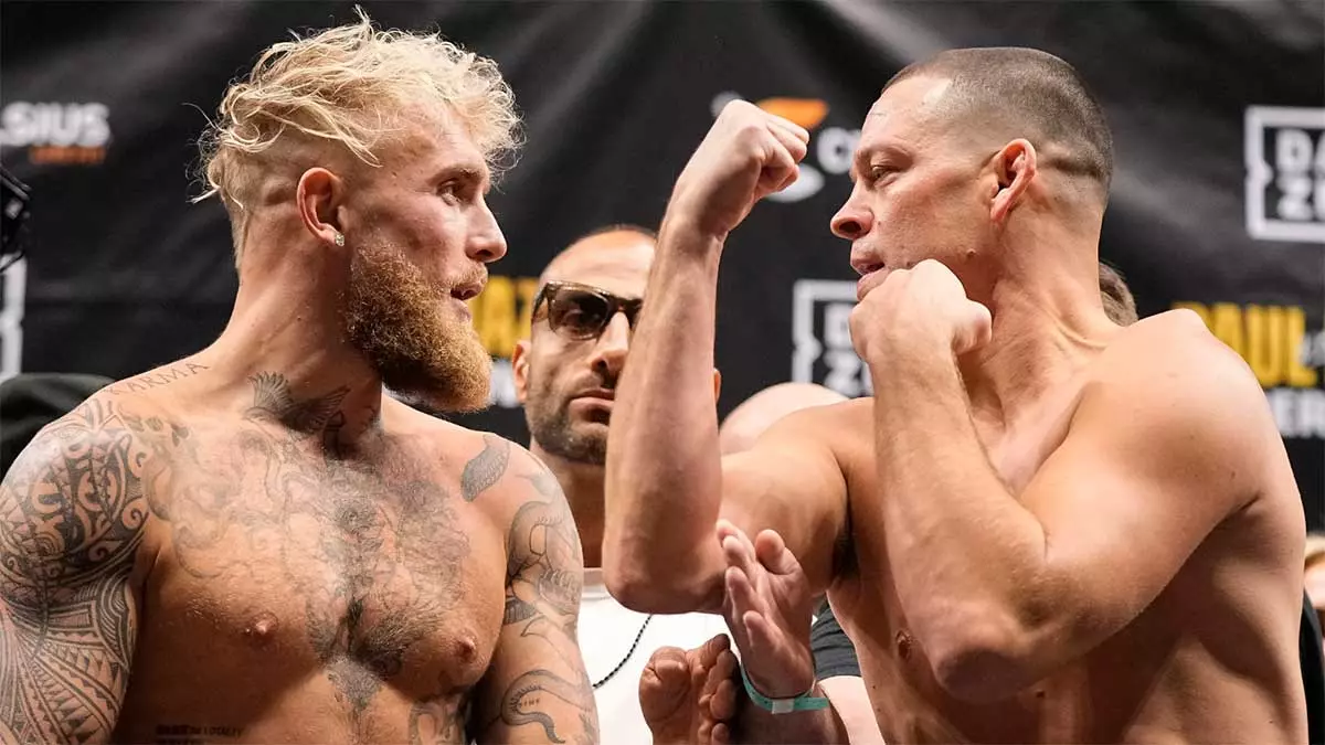 Джейк Пол и Нейт Диас