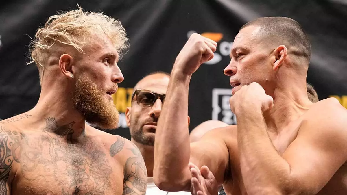 Джейк Пол и Нейт Диас