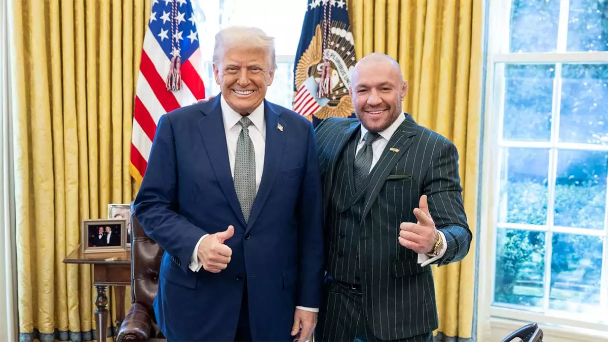 Дональд Трамп и Конор МакГрегор