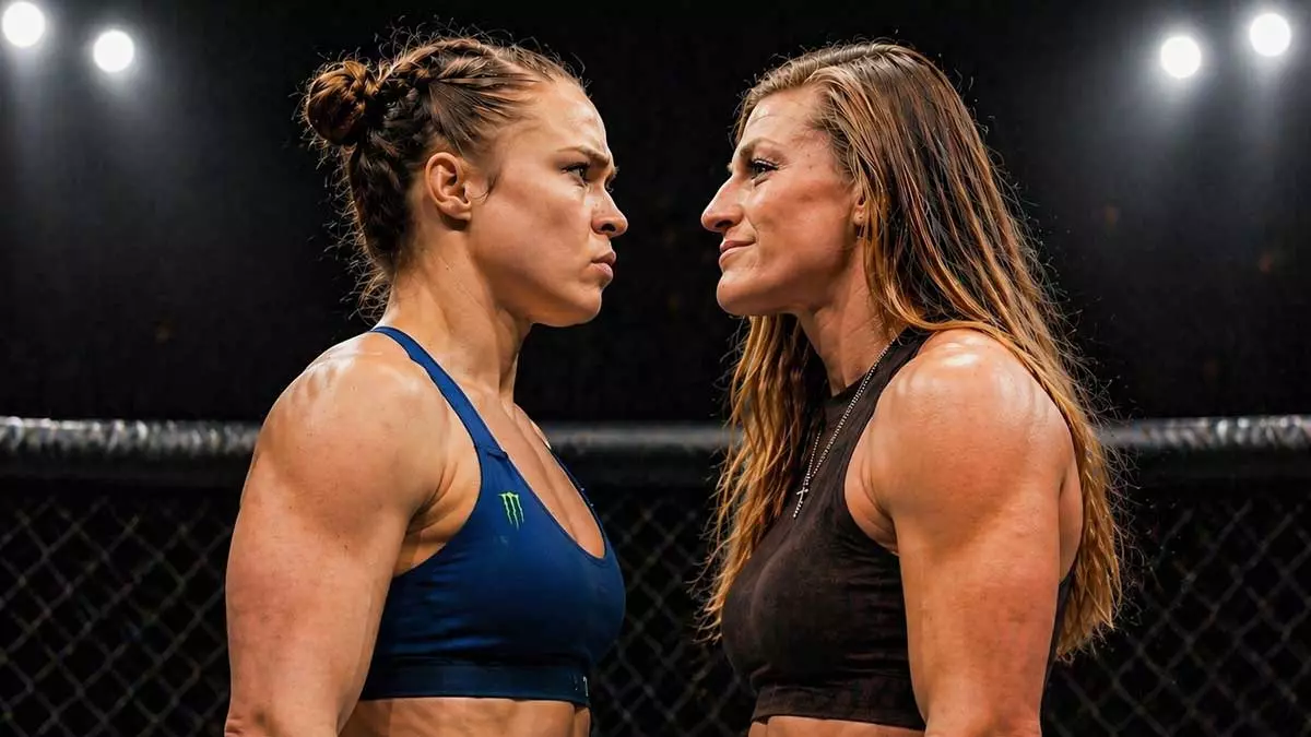 Ронда Роузи и Кайла Харрисон