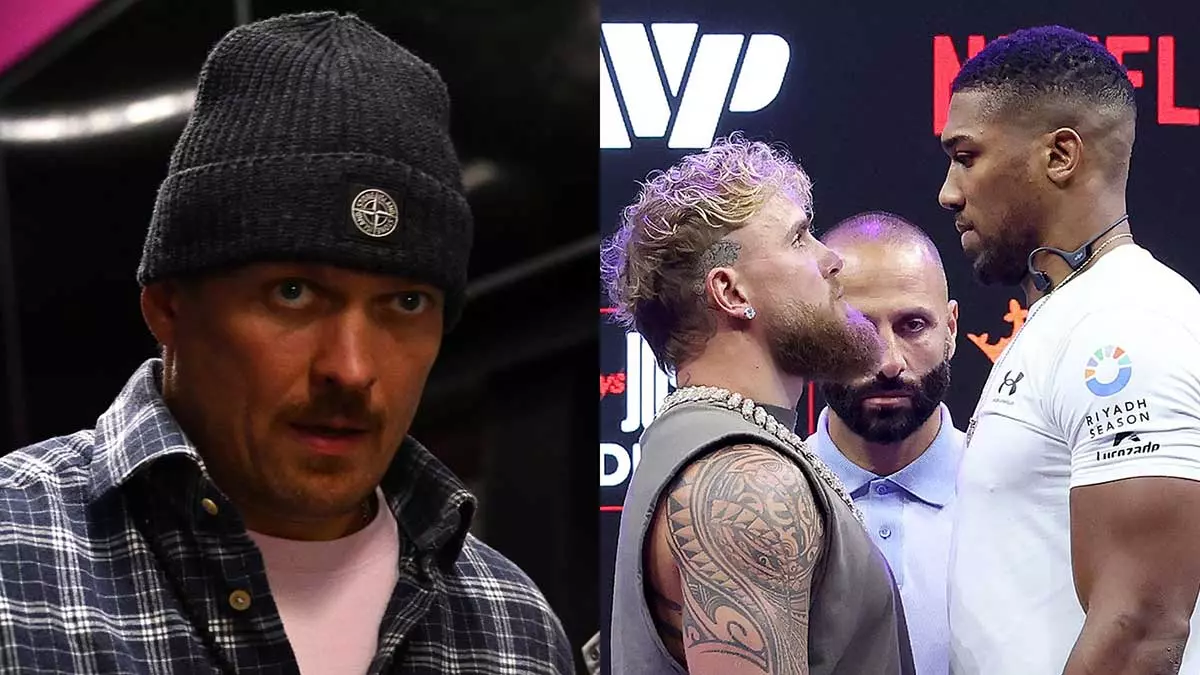 Александр Усик, Джейк Пол и Энтони Джошуа