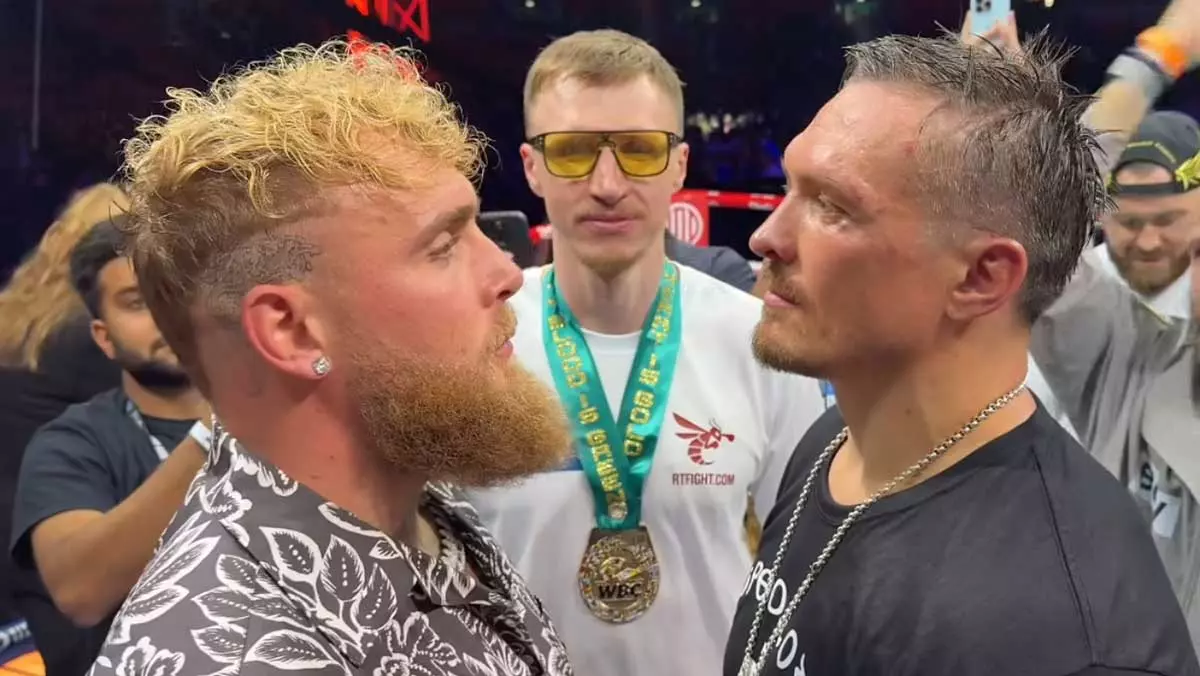Александр Усик и Джейк Пол
