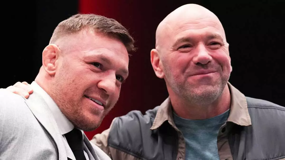 Конор МакГрегор и Дана Уайт