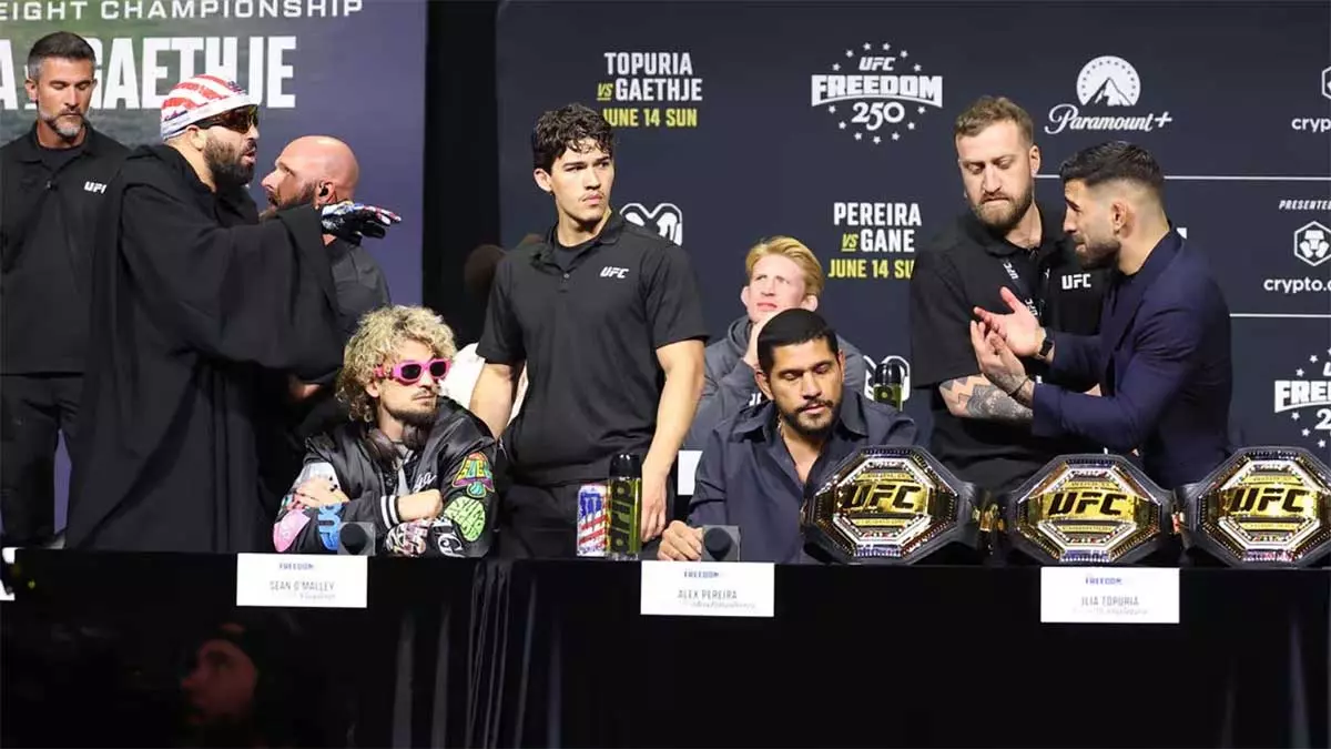 Пресс-конференция к турниру UFC в Белом доме