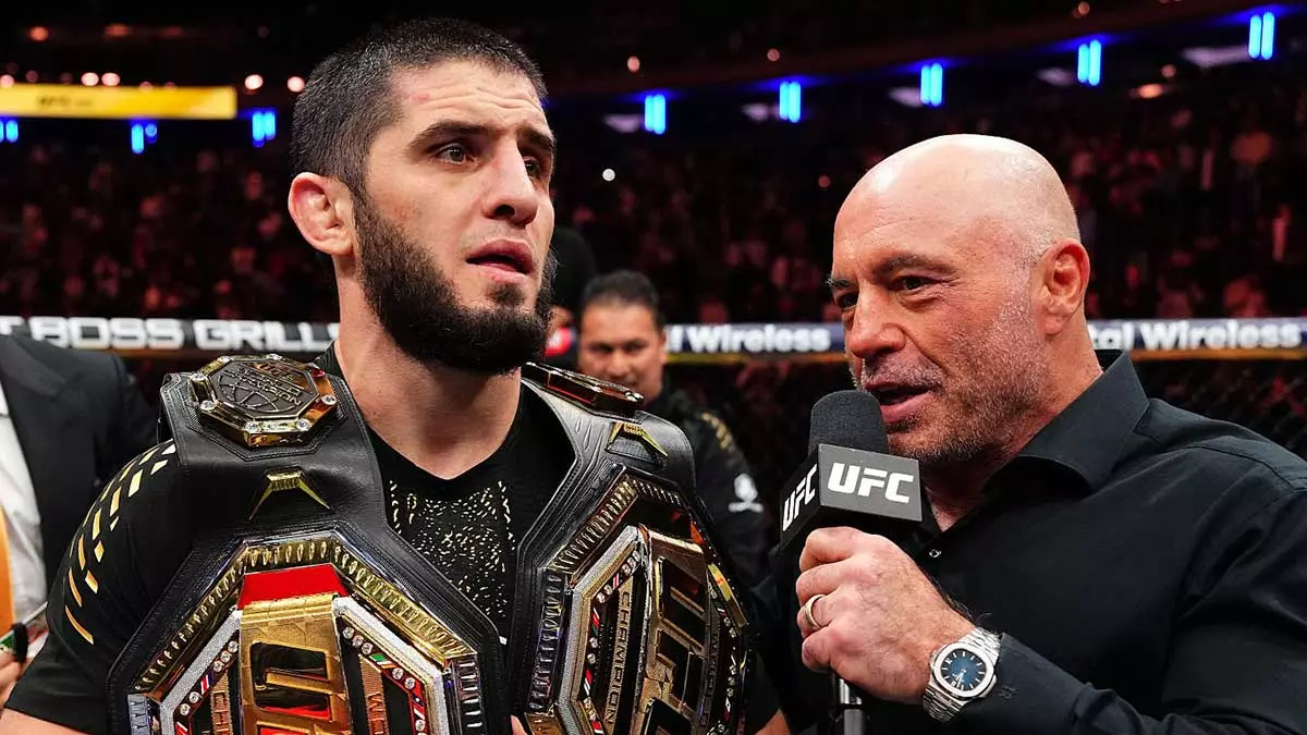 Ислам Махачев и Джо Роган