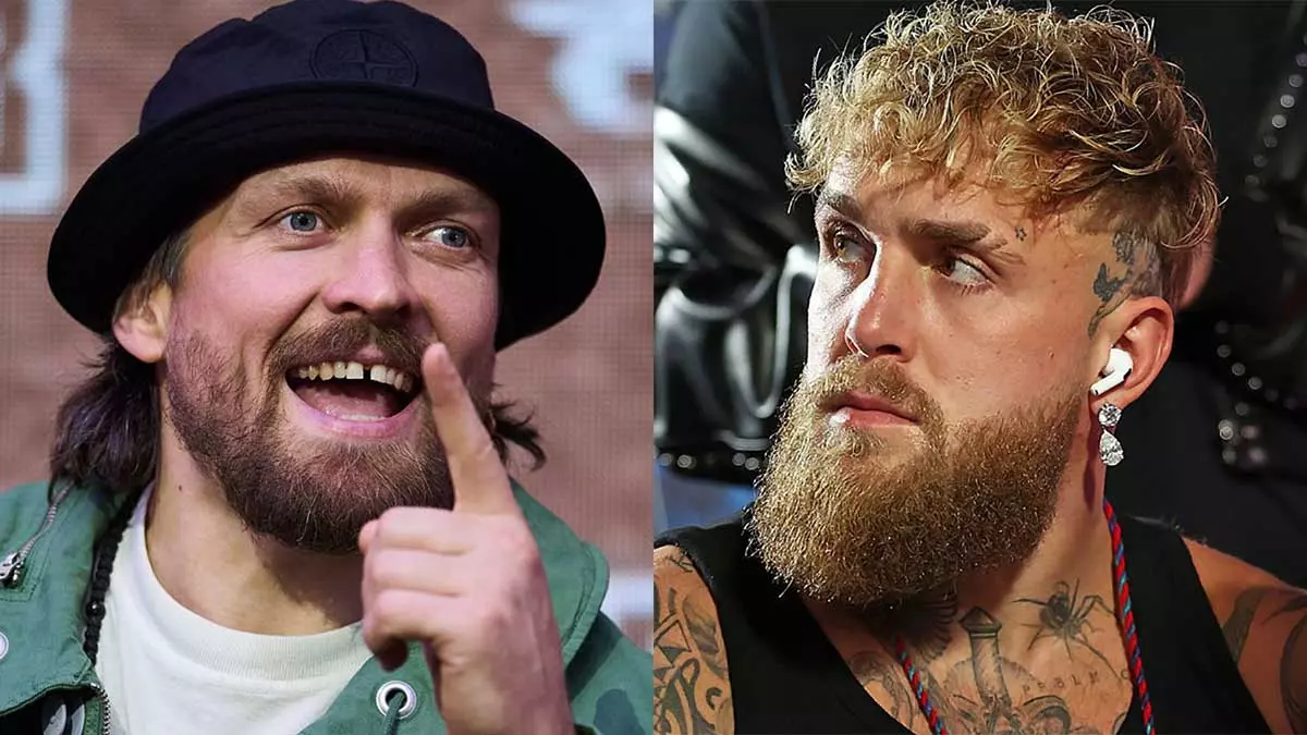 Александр Усик и Джейк Пол