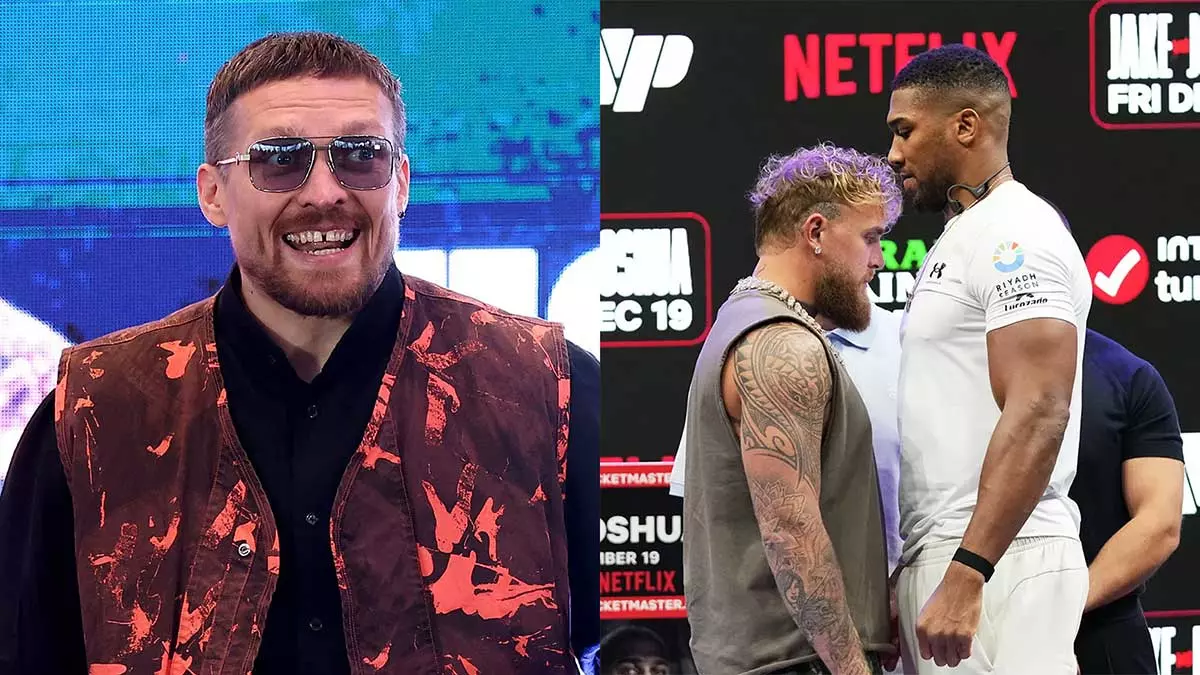 Александр Усик, Джейк Пол и Энтони Джошуа