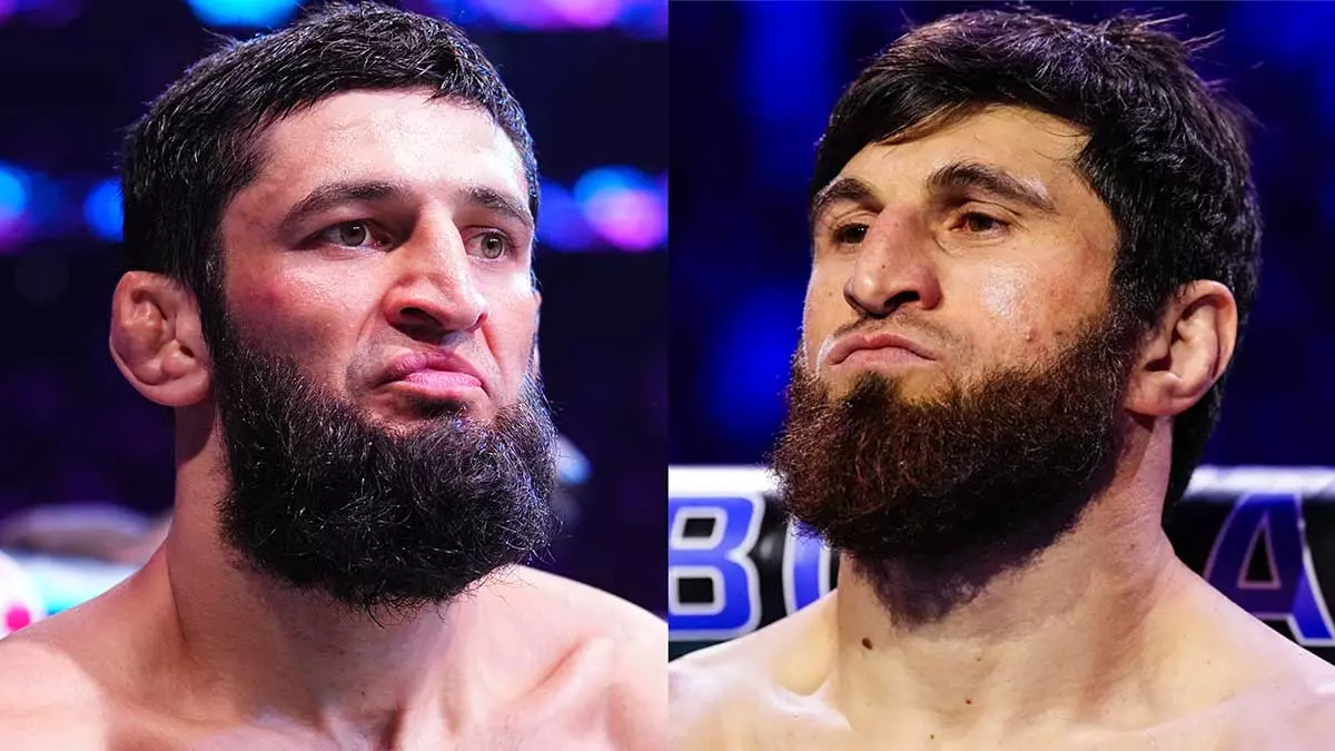 Хамзат Чимаев и Магомед Анкалаев