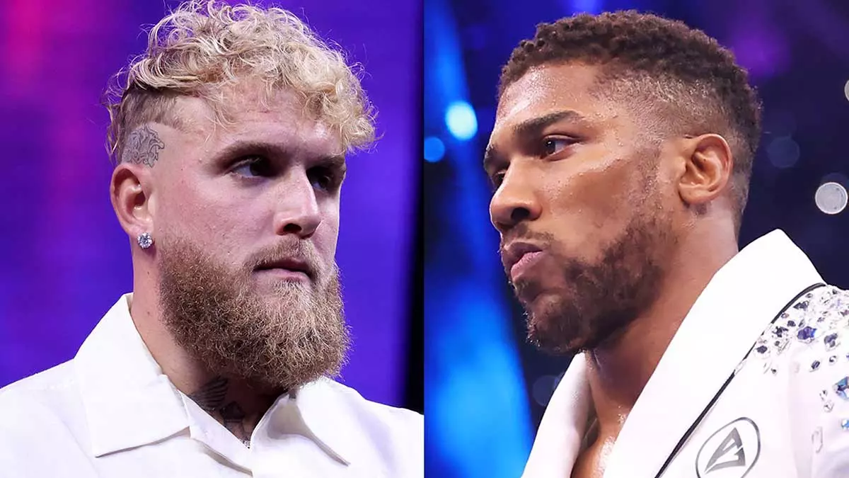 Джейк Пол и Энтони Джошуа