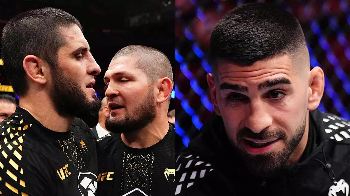 Ислам Махачев, Хабиб Нурмагомедов и Илия Топурия