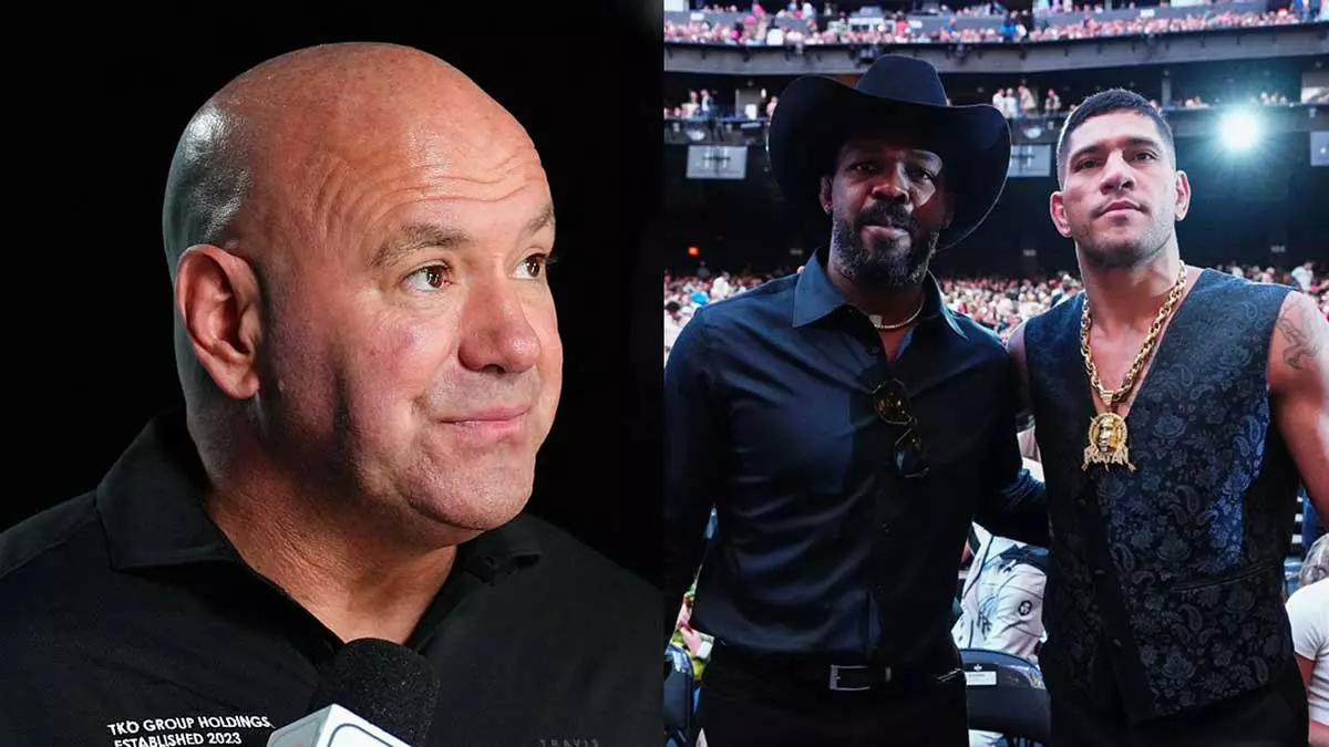 Дана Уайт, Джон Джонс и Алекс Перейра