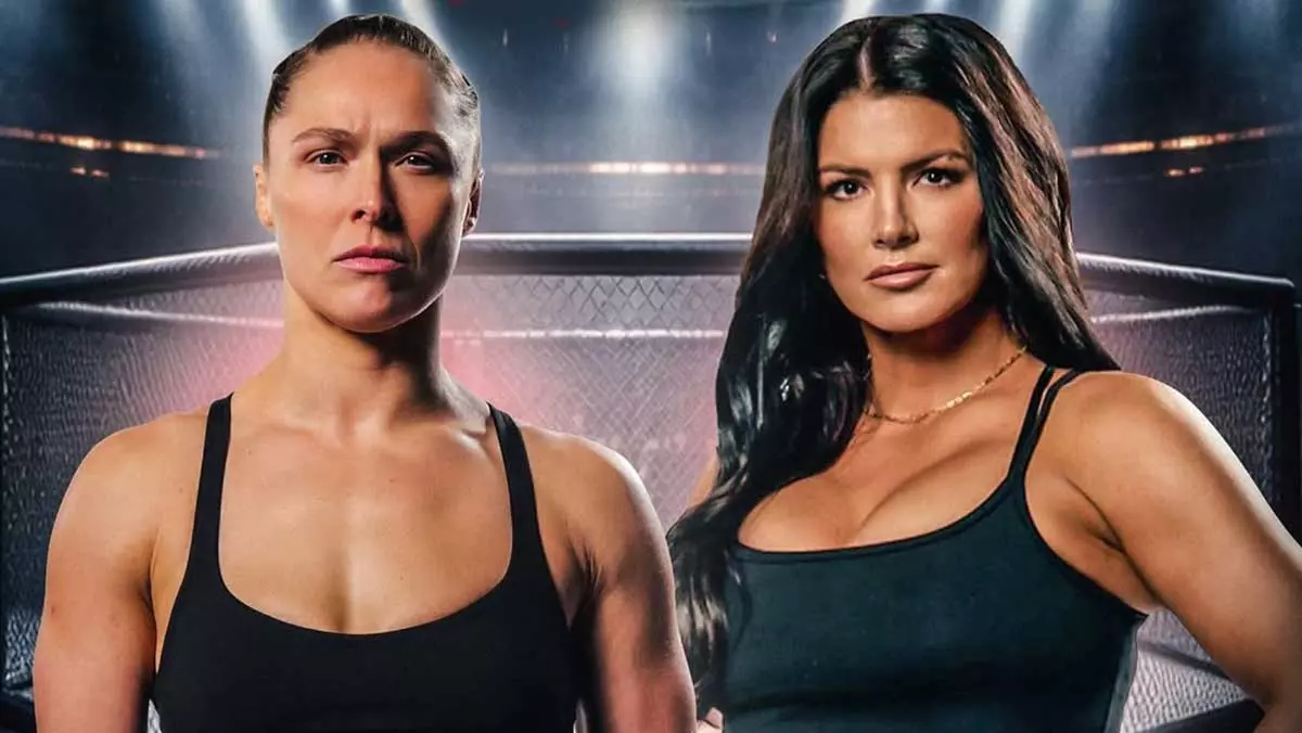 Ронда Роузи и Джина Карано