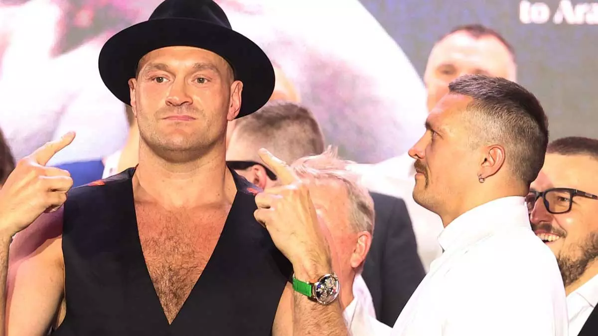 Тайсон Фьюри и Александр Усик