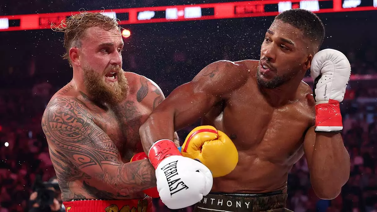 Джейк Пол и Энтони Джошуа