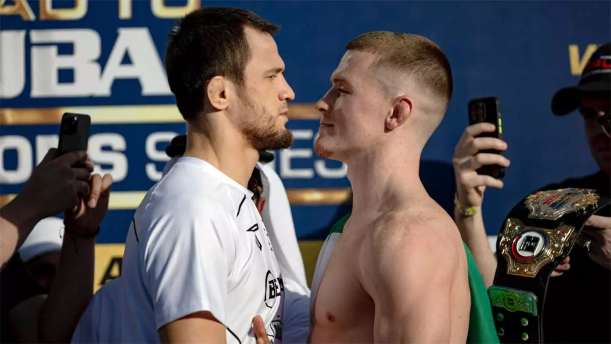 Усман Нурмагомедов и Пол Хьюз