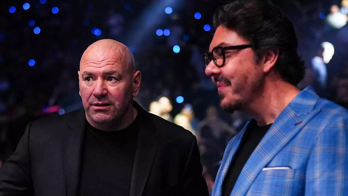 Дана Уайт и Хантер Кэмпбелл