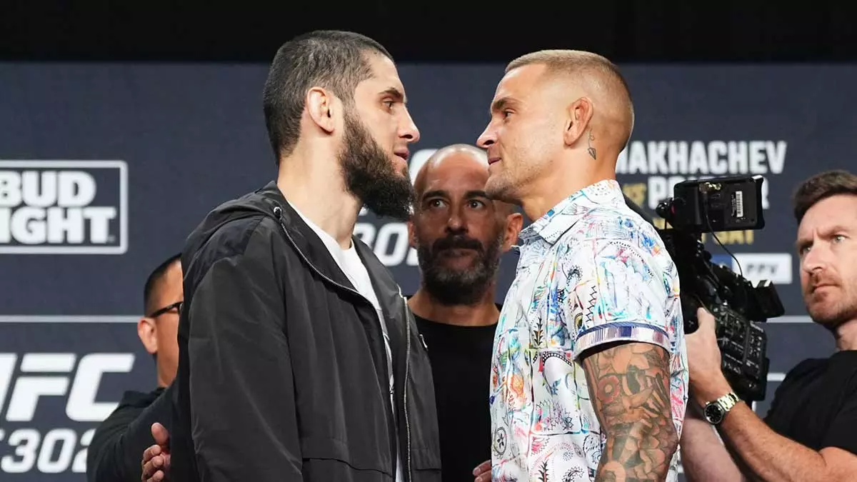 Ислам Махачев и Дастин Порье