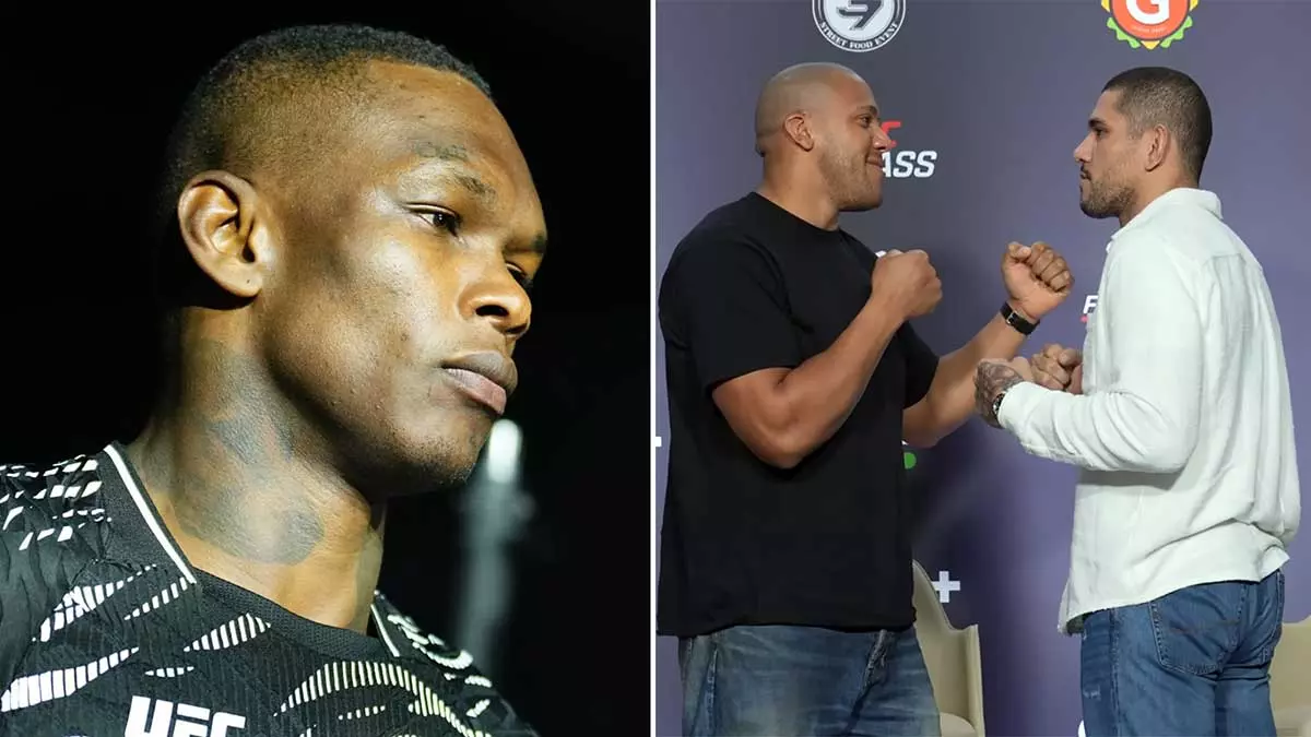 Исраэль Адесанья, Сирил Ган и Алекс Перейра