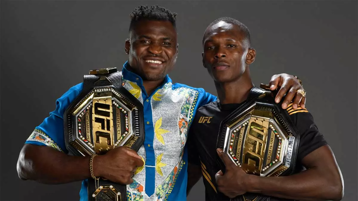 Фрэнсис Нганну и Исраэль Адесанья