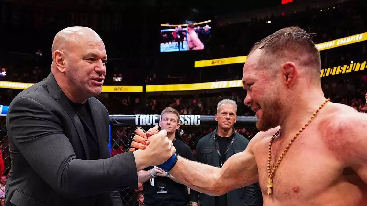 Дана Уайт и Пётр Ян