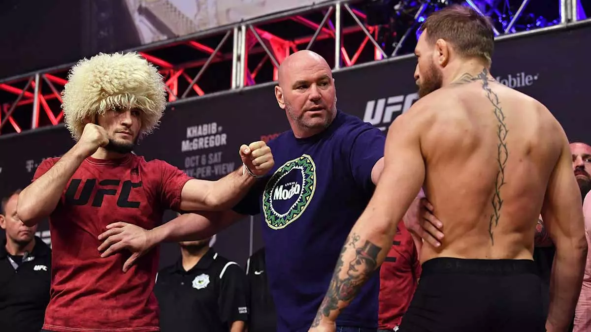 Хабиб Нурмагомедов, Дана Уайт и Конор МакГрегор