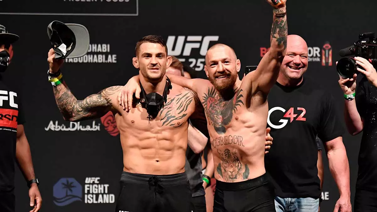 Дастин Порье и Конор МакГрегор