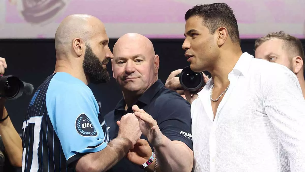 Азамат Мурзаканов и Пауло Коста