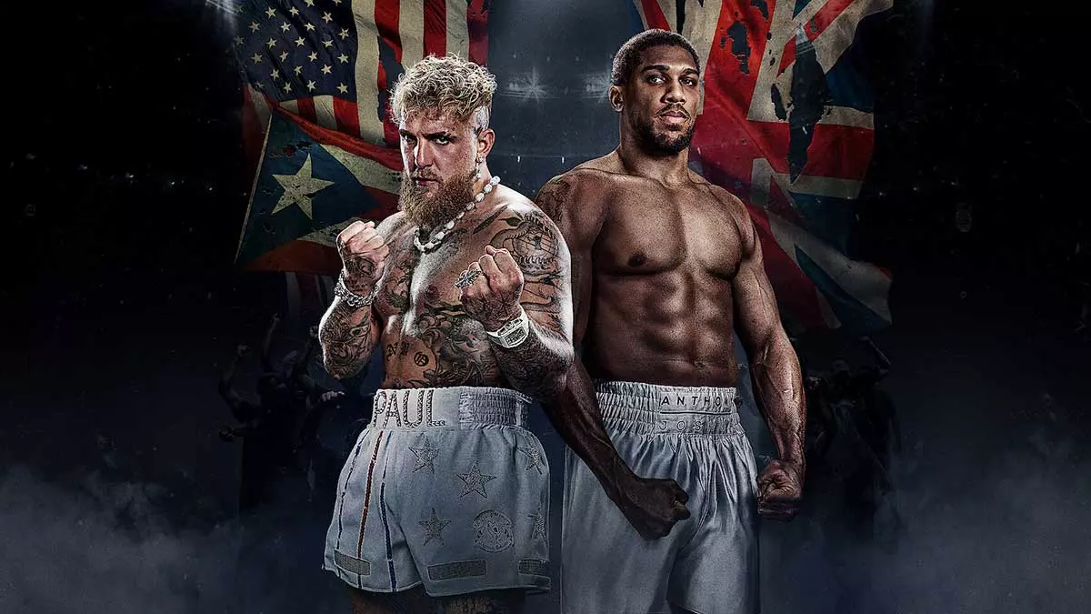 Джейк Пол и Энтони Джошуа