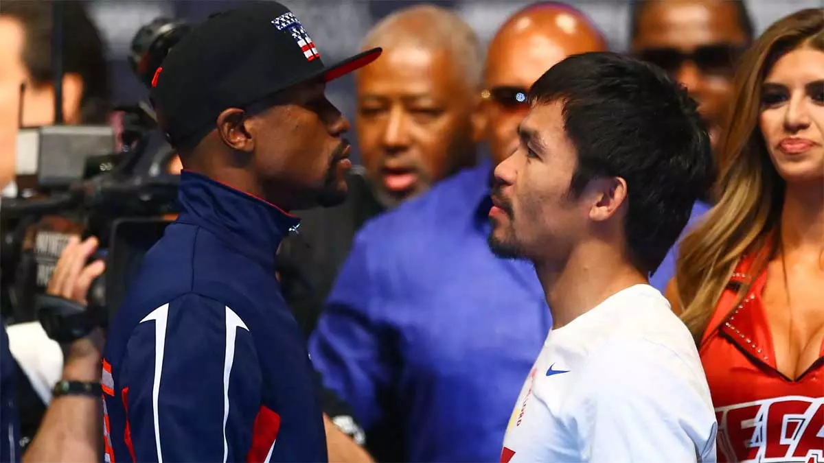 Флойд Мейвезер и Мэнни Пакьяо