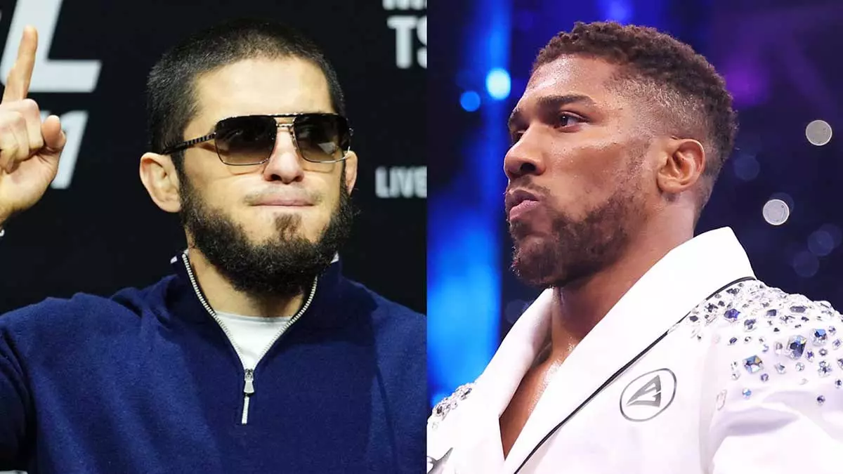 Ислам Махачев и Энтони Джошуа