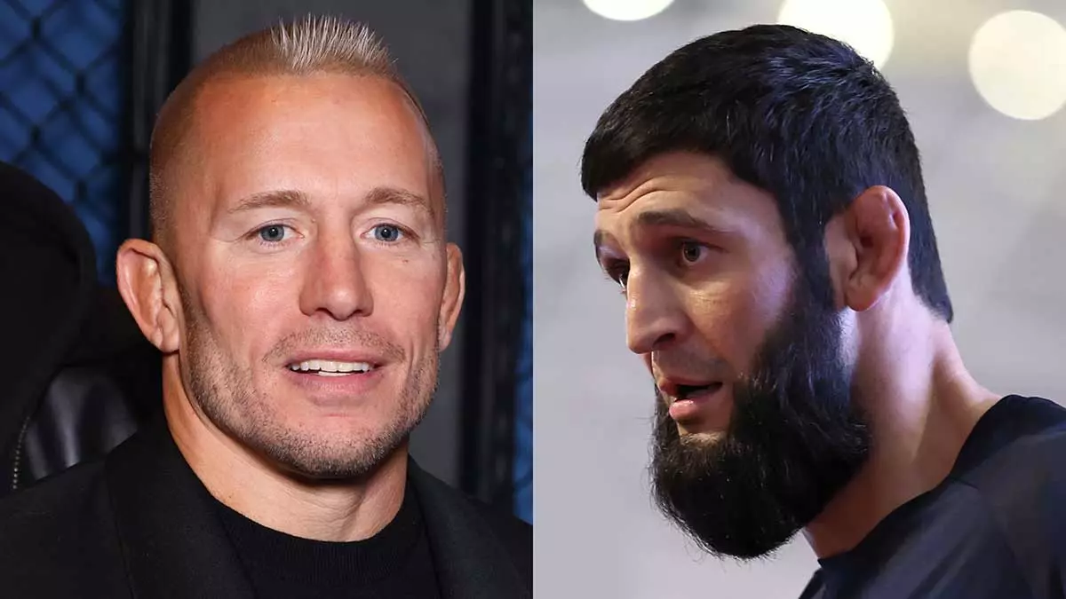 Джордж Сент-Пьерр и Хамзат Чимаев