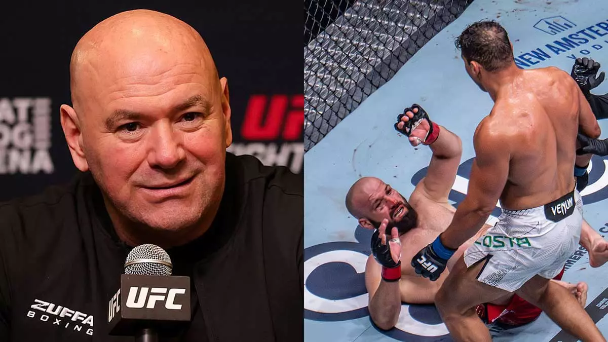 Дана Уайт, Пауло Коста и Азамат Мурзаканов