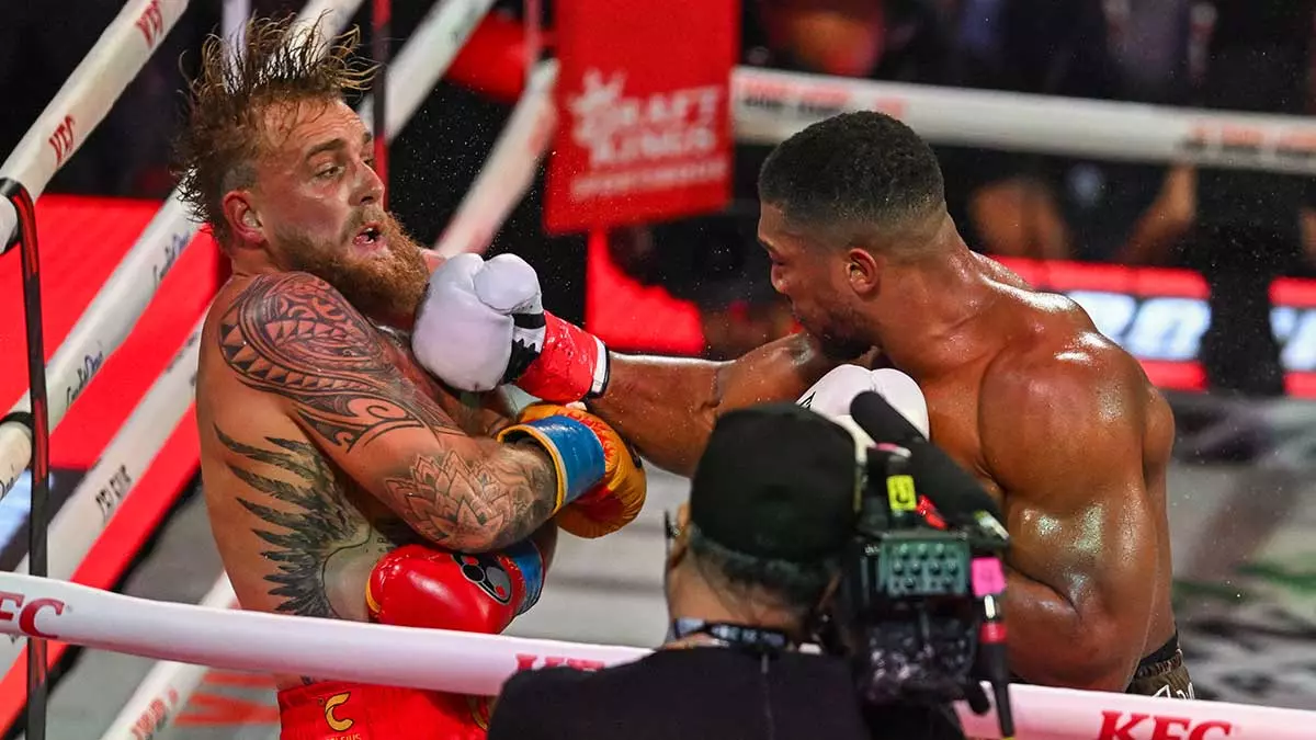 Джейк Пол и Энтони Джошуа