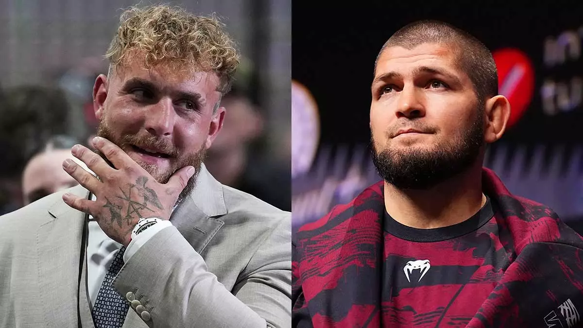 Джейк Пол и Хабиб Нурмагомедов