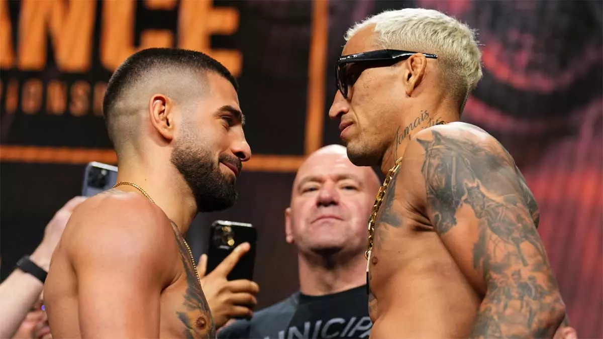 Илия Топурия и Чарльз Оливейра