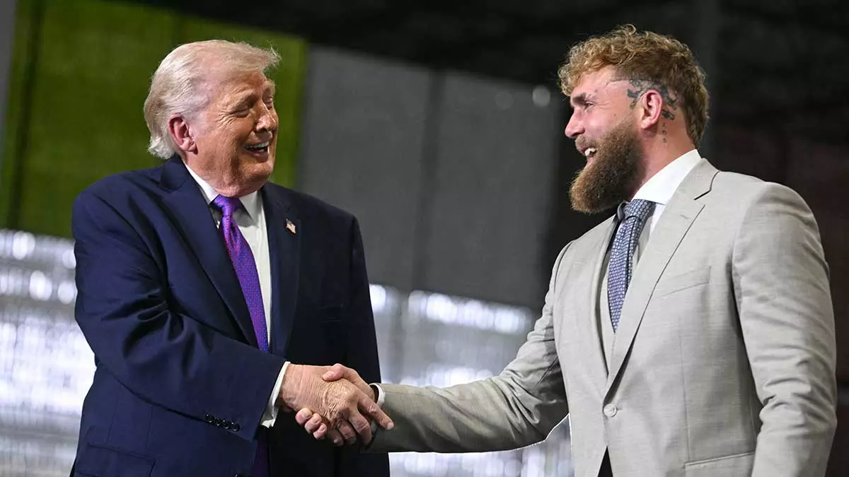 Дональд Трамп и Джейк Пол