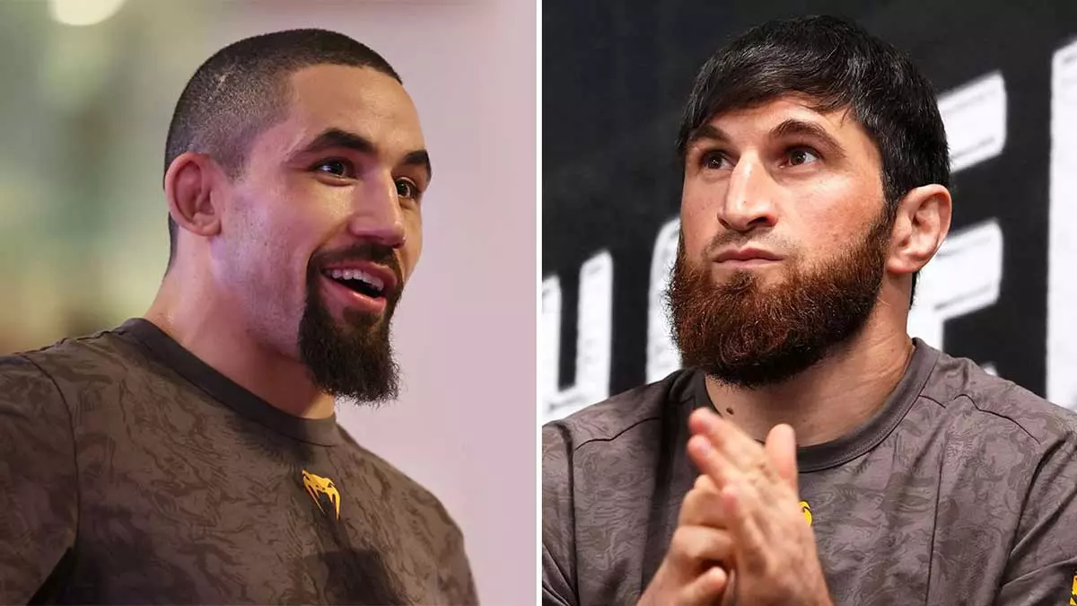 Роберт Уиттакер и Магомед Анкалаев