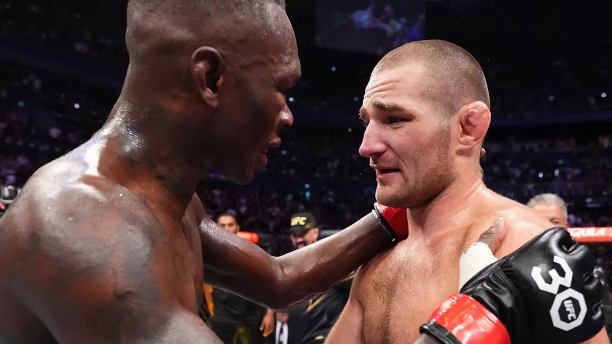 Исраэль Адесанья и Шон Стрикленд