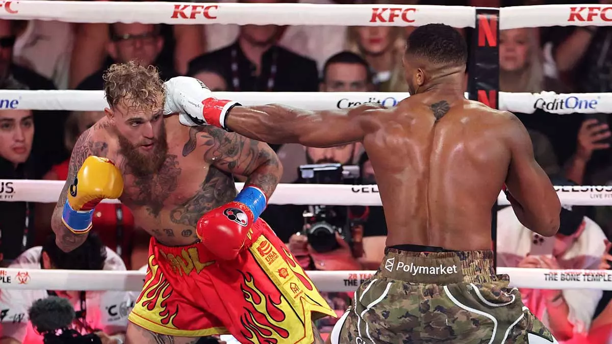 Джейк Пол и Энтони Джошуа