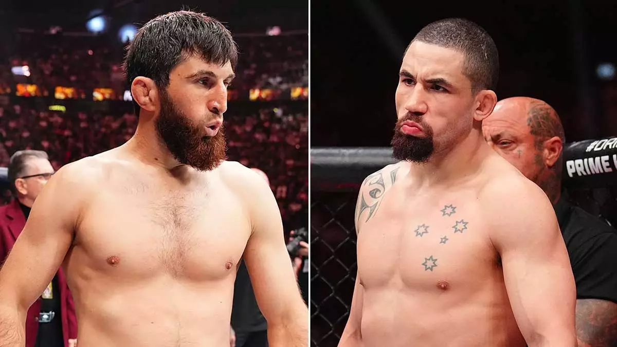 Магомед Анкалаев и Роберт Уиттакер