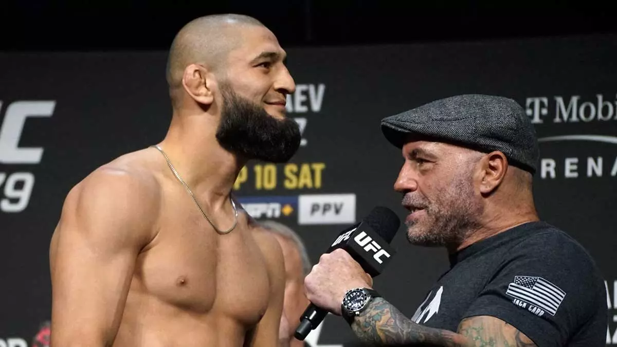 Хамзат Чимаев и Джо Роган