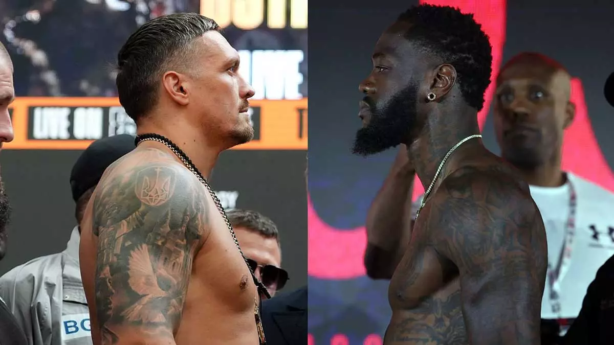 Александр Усик и Деонтей Уайлдер